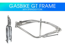 Load image into Gallery viewer, Gasbike GT Aluminum Bike Frame with Double Springer Fork