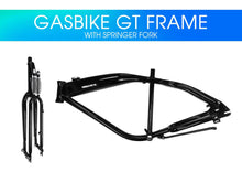 Load image into Gallery viewer, Gasbike GT Aluminum Bike Frame with Double Springer Fork