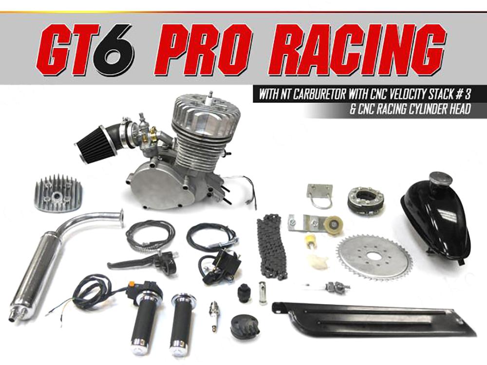 GT6 Pro Racing 66cc/80cc Bicycle Engine Kit