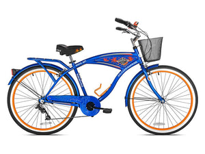 26" Men's Margaritaville Multi-Speed Cruiser Bike, Blue